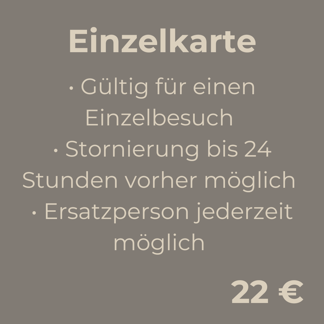 Einzelstunden