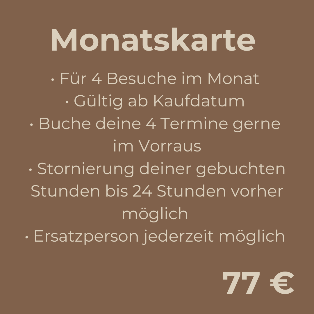 Monatsbuchung